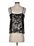 1.State 100% Polyester Black Sleeveless Top Size S - photo 2