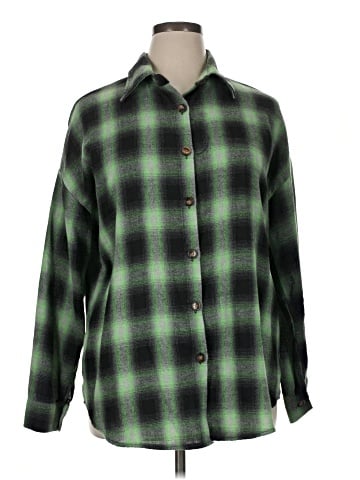 Fantaslook Long Sleeve Button-Down Shirt (view 1)