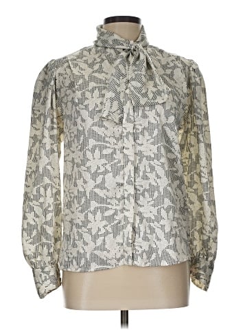 Oscar De La Renta Long Sleeve Blouse (view 1)