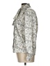 Oscar De La Renta 100% Polyester Paisley Multi Color Silver Long Sleeve Blouse Size L (estimated) - photo 5