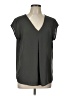 Halogen Gray Short Sleeve Blouse Size L - photo 1