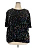 Assorted Brands 100% Polyester Black 3/4 Sleeve Blouse Size 5XL - photo 1