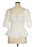 Gap 100% Cotton Ivory 3/4 Sleeve Blouse Size XL - photo 2
