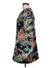 Zara 100% Polyester Tropical Black Casual Dress Size M - photo 5