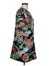 Zara 100% Polyester Tropical Black Casual Dress Size M - photo 4