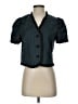 Reformation Teal Short Sleeve Blouse Size S - photo 1