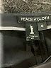 Peace of Cloth Solid Black Gray Track Pants Size 4 - photo 7