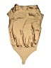 Express 100% Polyester Gold Bodysuit Size L - photo 1