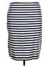 Talbots Stripes Blue Casual Skirt Size 14 - photo 1