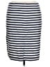 Talbots Stripes Blue Casual Skirt Size 14 - photo 2