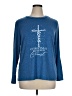 Unbranded Blue Long Sleeve T-Shirt Size 1X - photo 1