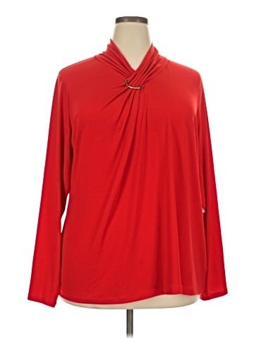Liz Claiborne Long Sleeve Blouse (view 1)