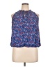 Bobeau 100% Rayon Blue Sleeveless Blouse Size 1X - photo 1