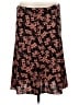 Max Studio 100% Polyester Print Black Casual Skirt Size S - photo 1