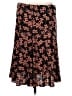 Max Studio 100% Polyester Print Black Casual Skirt Size S - photo 2