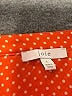 Joie Polka Dots Orange Long Sleeve Blouse Size L - photo 7