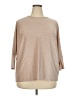 Love Scarlett Gold Tan 3/4 Sleeve Top Size 2X - photo 1
