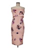 ASOS Floral Tan Cocktail Dress Size 8 Petite - photo 1