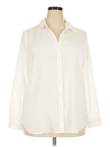 Ann Taylor Long Sleeve Blouse (view 1)