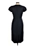 J.Crew 100% Polyester Solid Black Casual Dress Size 6 - photo 2
