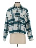 Love Tree Plaid Teal Jacket Size S - photo 1