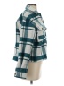 Love Tree Plaid Teal Jacket Size S - photo 4