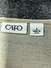 Cato Gray Short Sleeve Blouse Size S - photo 7