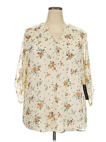 Sara Michelle 3/4 Sleeve Blouse (view 1)