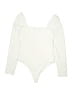 Babaton Ivory White Bodysuit Size L - photo 2
