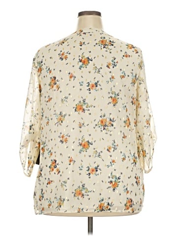 Sara Michelle 3/4 Sleeve Blouse (view 2)