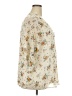 Sara Michelle 100% Polyester Floral Ivory 3/4 Sleeve Blouse Size 2X - photo 4