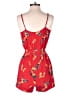 Just Fab Tropical Red Romper Size S - photo 2