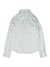 Johnnie-O Checkered-gingham Blue Long Sleeve Button-Down Shirt Size 10 - photo 2