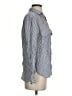 Zara Stripes Silver Long Sleeve Button-Down Shirt Size S - photo 4