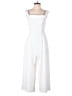 BCBGeneration 100% Polyester Solid White Jumpsuit Size 6 - photo 1