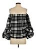 Greyson Black 3/4 Sleeve Blouse Size S - photo 2