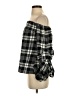 Greyson Black 3/4 Sleeve Blouse Size S - photo 5