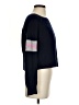 360 Sweater 100% Cashmere Color Block Blue Cashmere Pullover Sweater Size XS - photo 4