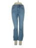 White House Black Market Chevron-herringbone Blue Jeans Size 00 Petite - photo 1