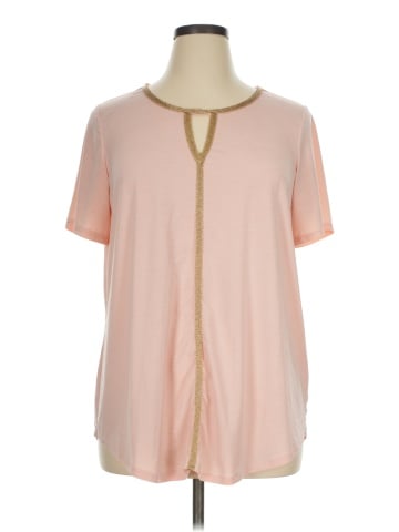 JM Collection Short Sleeve Top (view 1)