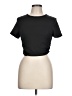 Shein Black Short Sleeve T-Shirt Size L - photo 1