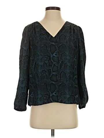 Rebecca Taylor 3/4 Sleeve Silk Top (view 1)