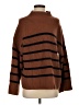A.L.C. 100% Wool Stripes Brown Wool Pullover Sweater Size S - photo 1