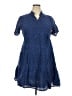 Unbranded Blue Casual Dress Size XXL - photo 1