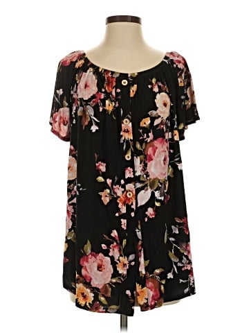 143 story Short Sleeve Blouse (view 1)