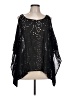 Ella Moss Black 3/4 Sleeve Blouse Size L - photo 1
