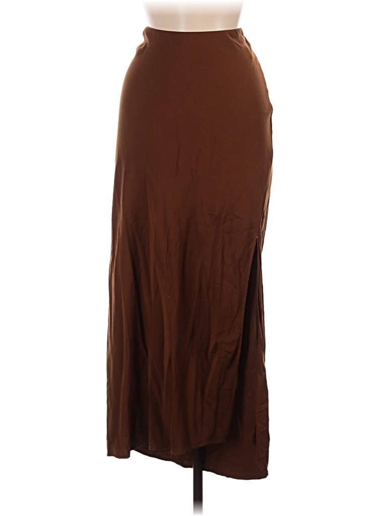 Pre-owned Bella Dahl Formal Skirt In Brown