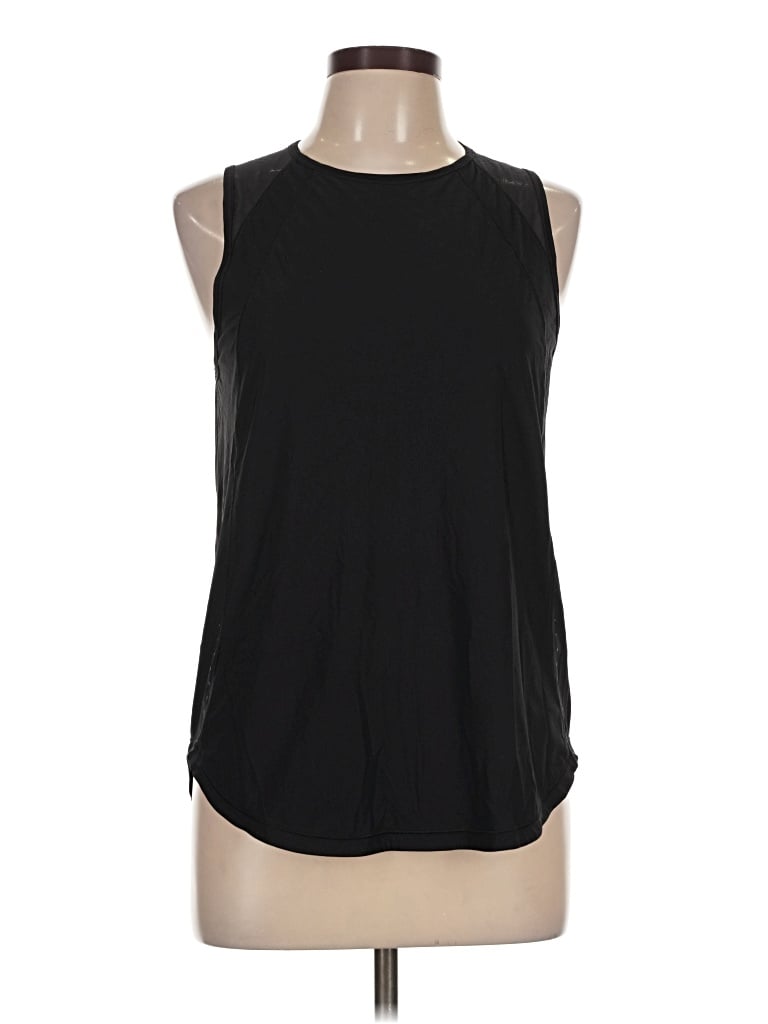 Pre-owned Lululemon Athletica Sleeveless T-shirt In Black