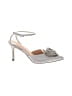 Unbranded Silver Heels Size 7 1/2 - photo 1