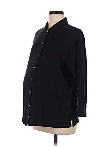 A Pea in the Pod 3/4 Sleeve Button-Down Shirt (view 1)